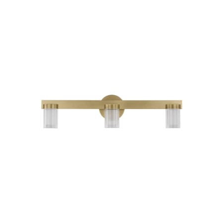 Visual Comfort Esfera 3 Light 24" Wide Vanity Light Natural Brass