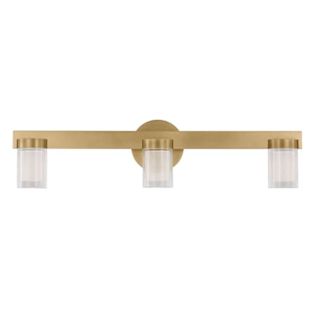 Visual Comfort Esfera 3 Light 24" Wide Vanity Light Natural Brass