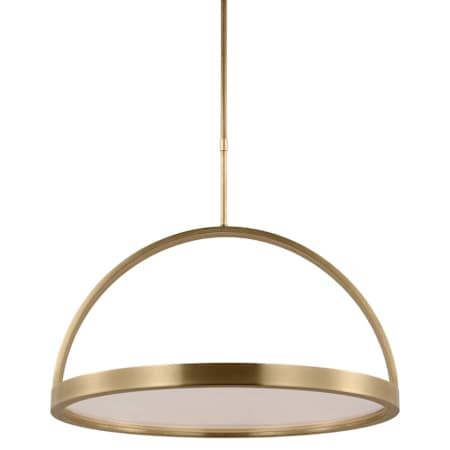 Visual Comfort Cerne 26" Wide LED Suspension Pendant Natural Brass