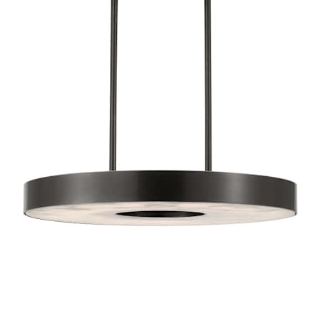 Visual Comfort Wyllis 24" Wide LED Ring Chandelier Bronze