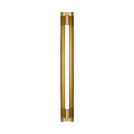 Visual Comfort Carson 28" Tall LED Bath Bar - ADA Compliant Burnished Brass