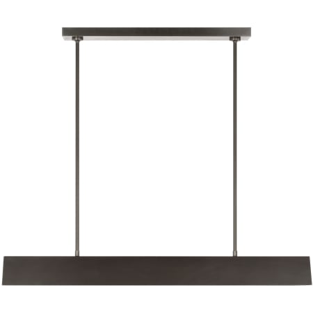 Visual Comfort Pench 43" Wide LED Linear Chandelier Dark Bronze