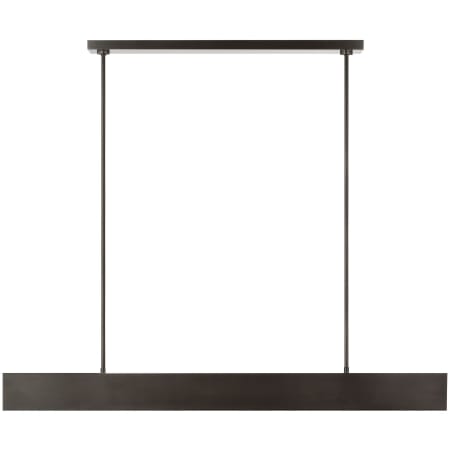 Visual Comfort Pench 54" Wide LED Linear Chandelier Dark Bronze