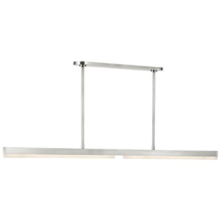 Visual Comfort Linea 60" Wide LED Linear Chandelier Antique Nickel