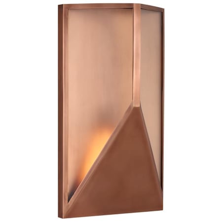 Visual Comfort Punto 16" Tall LED Outdoor Wall Sconce Natural Copper