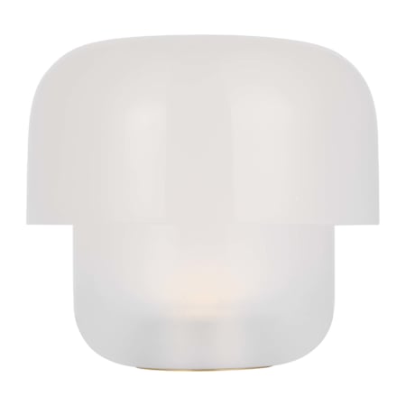 Visual Comfort Bolete 10" Tall Buffet Table Lamp Hand Rubbed Antique Brass