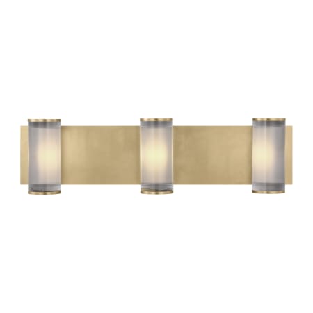Visual Comfort Esfera 21" Tall LED Wall Sconce Natural Brass