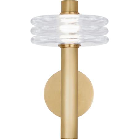 Visual Comfort Laurel 15" Tall Wall Sconce Natural Brass