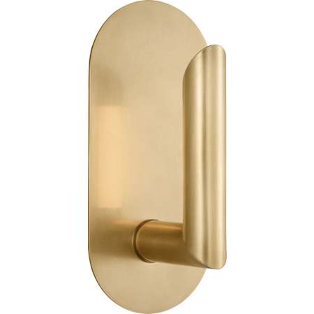 Visual Comfort Fielle 8" Tall Wall Sconce Hand Rubbed Antique Brass