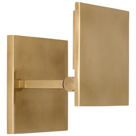 Visual Comfort Angolo 6" Tall LED Wall Sconce Hand Rubbed Antique Brass