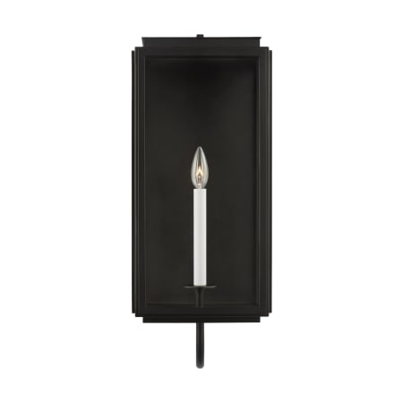 Visual Comfort Edgar 24" Tall Outdoor Wall Sconce Textured Black