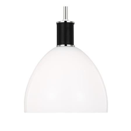 Visual Comfort Hadley 10" Wide Mini Pendant Polished Nickel