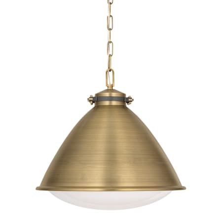 Visual Comfort Hayward 18" Wide Pendant Time Worn Brass
