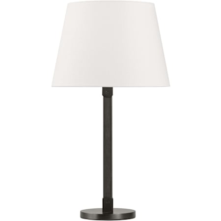 Visual Comfort Grayson 27" Tall Buffet Table Lamp Aged Iron