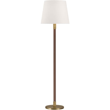 Visual Comfort Grayson 27" Tall Buffet Floor Lamp Time Worn Brass