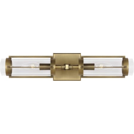 Visual Comfort Flynn 2 Light 20" Wide Bath Bar Time Worn Brass