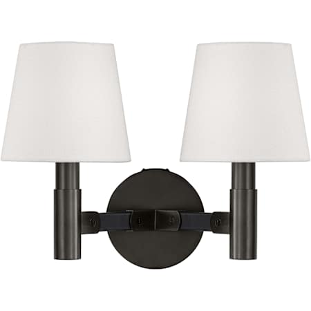 Visual Comfort Grayson 2 Light 13" Wide Vanity Light Aged Iron