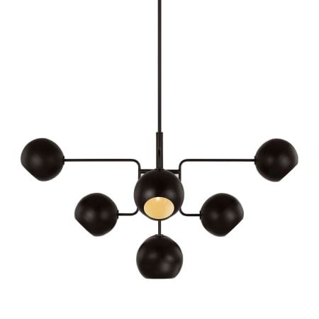 Visual Comfort Chaumont 8 Light 38" Wide Abstract Chandelier Aged Iron