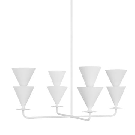 Visual Comfort Cornet 4 Light 36" Wide Chandelier Cast Plaster