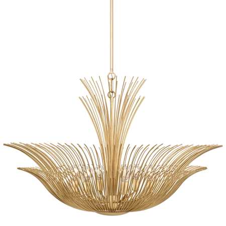 Visual Comfort Dorelle 6 Light 36" Wide Abstract Chandelier Gild