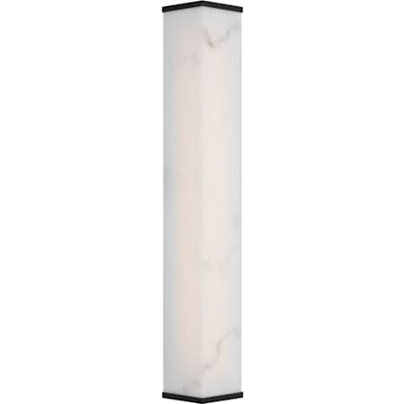 Visual Comfort Cleor 24" Tall LED Bathroom Sconce Aged Iron