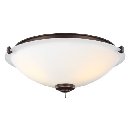 Visual Comfort 3 Light 16" Wide LED Ceiling Fan Light Kit Roman Bronze