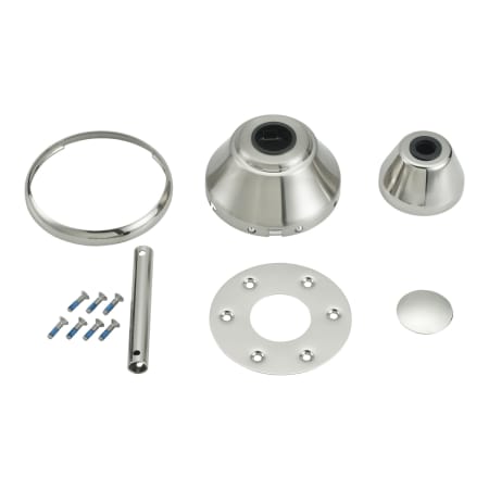 Visual Comfort Custom Finish Mounting Kit for Monte Carlo Maverick, Maverick II and Maverick Max Fans Polished Nickel