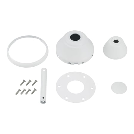 Visual Comfort Custom Finish Mounting Kit for Monte Carlo Maverick, Maverick II and Maverick Max Fans Matte White
