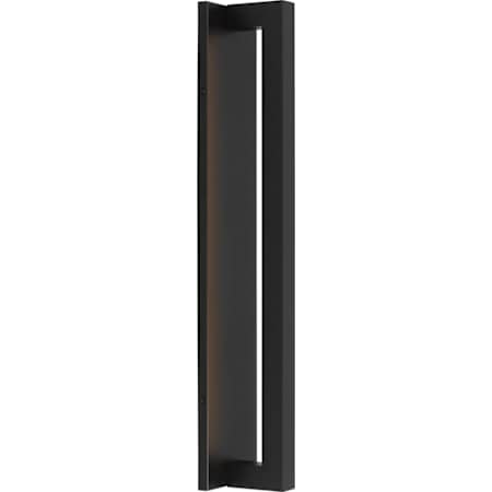 Visual Comfort Stagger 25" Tall Outdoor Wall Sconce Outdoor Black