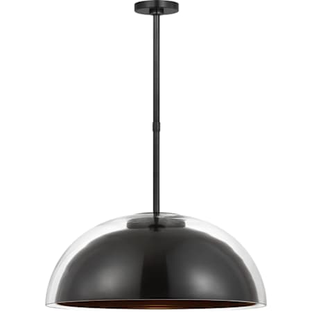 Visual Comfort Lusi 24" Wide LED Pendant Bronze