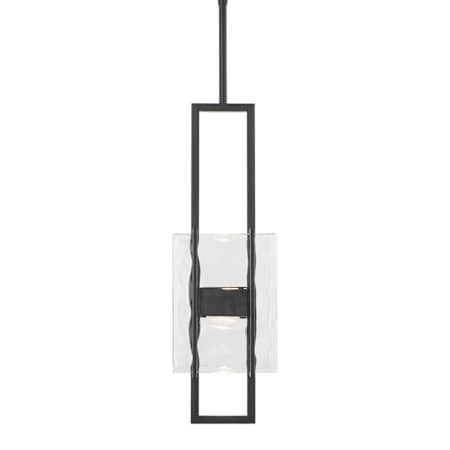 Visual Comfort Duelle 5" Wide LED Mini Pendant Nightshade Black