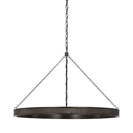 Visual Comfort Menil 40" Wide LED Ring Chandelier Bronze