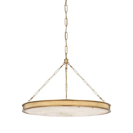 Visual Comfort Matthew 30" Wide LED Ring Chandelier Soft Brass / Alabaster