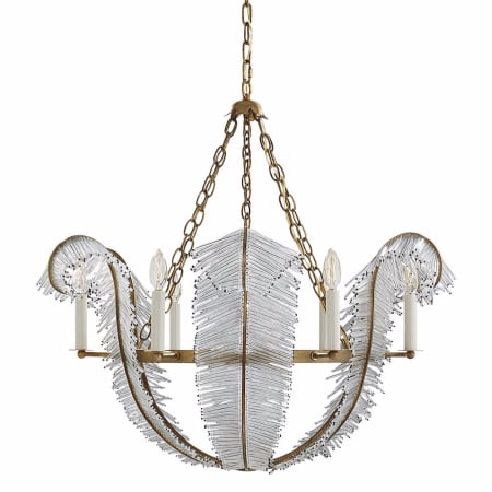 Visual Comfort Calais 34" Candle Style Chandelier by Niermann Weeks Gilded Iron