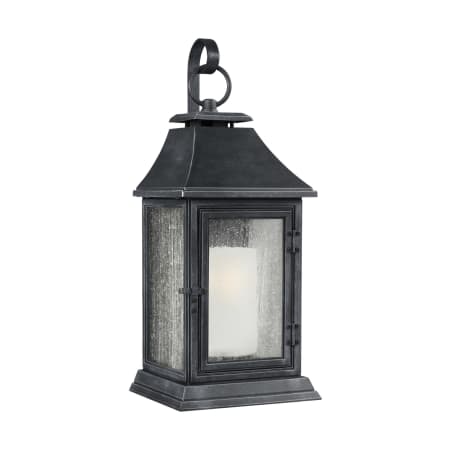 Visual Comfort Shepherd 17" Tall Wall Sconce Dark Weathered Zinc