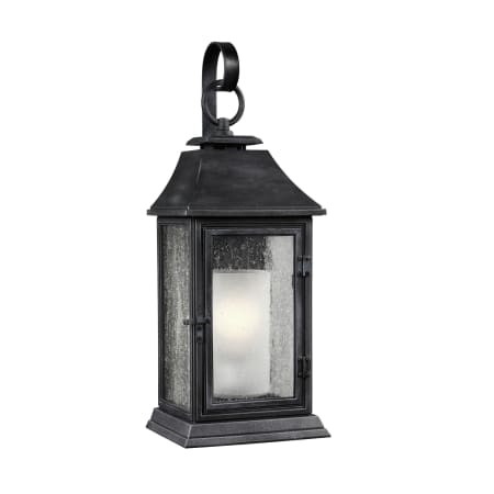 Visual Comfort Shepherd 20" Tall Wall Sconce Dark Weathered Zinc