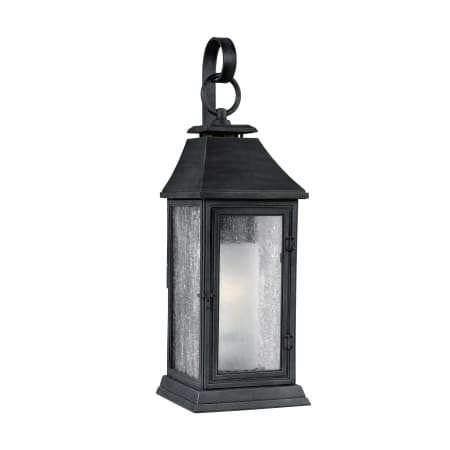 Visual Comfort Shepherd 26" Tall Wall Sconce Dark Weathered Zinc