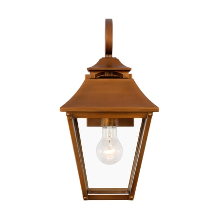 Visual Comfort Galena 16" Tall Outdoor Wall Sconce Natural Copper