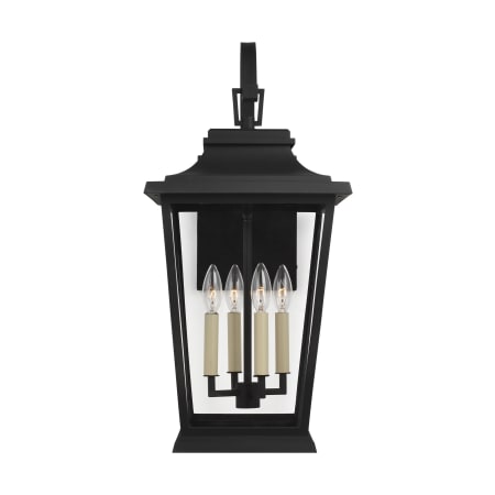 Visual Comfort Warren 4 Light 26" Tall Wall Sconce Textured Black