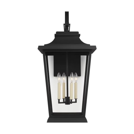 Visual Comfort Warren 4 Light 34" Tall Wall Sconce Textured Black