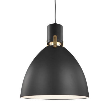 Visual Comfort Brynne 15" Wide LED Pendant Matte Black