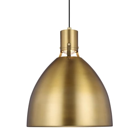 Visual Comfort Brynne 17" Wide LED Pendant Burnished Brass
