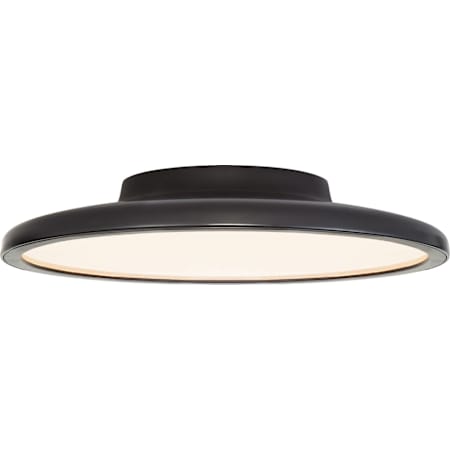 Visual Comfort Dot 14" LED Flush Mount by Peter Bristol Matte Black