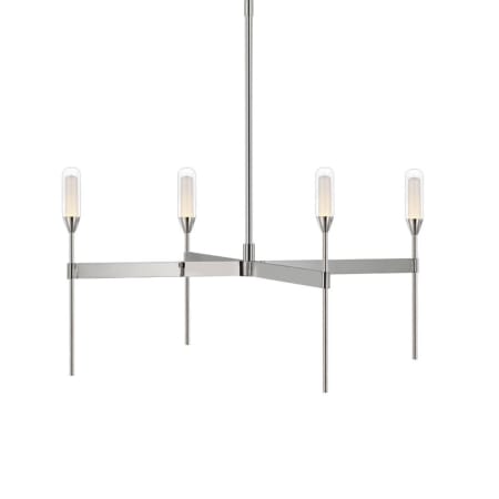 Visual Comfort Overture 25" Wide LED Chandelier Polished Nickel