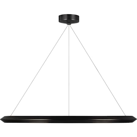 Visual Comfort Encircle 38" Wide LED Ring Chandelier Bronze