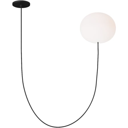 Visual Comfort Helium 22" Wide LED Globe Chandelier - 2700K, 90 CRI, 580 Lumens Matte Black