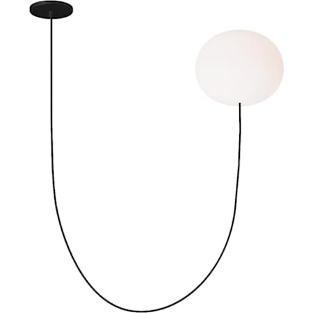 Visual Comfort Helium 22" Wide LED Globe Chandelier - 2700K, 90 CRI, 580 Lumens Matte Black