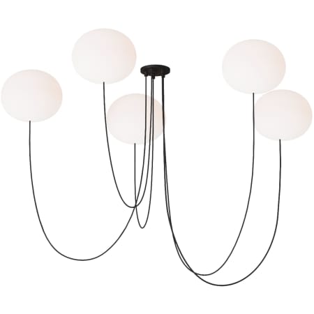 Visual Comfort Helium 33" Wide LED Globe Chandelier - 2700K, 90 CRI, 2700 Lumens Matte Black