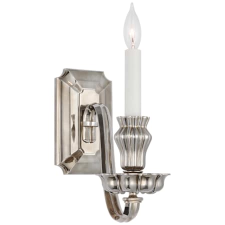Visual Comfort Falaise 12" Tall Wall Sconce Butlers Silver