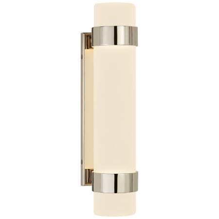 Visual Comfort Barton 3" Wide LED Bath Bar Polished Nickel